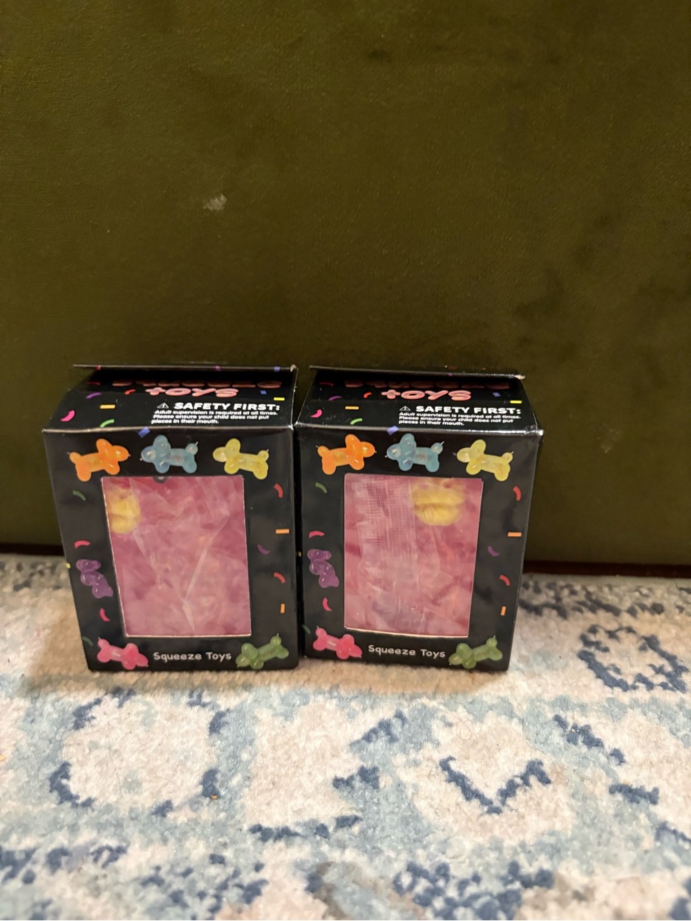 Pink Squeeze Toy highland cow sugar filled
